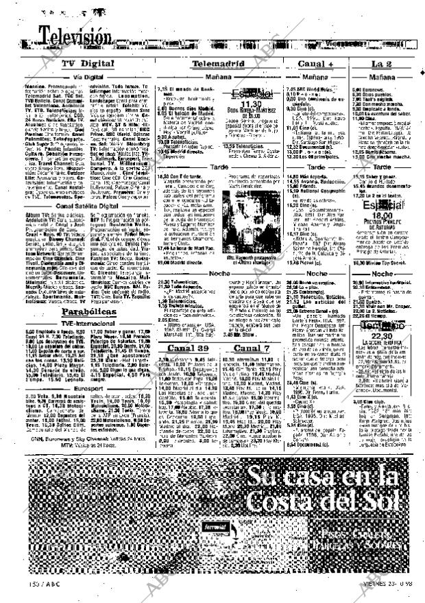 ABC MADRID 23-10-1998 página 150