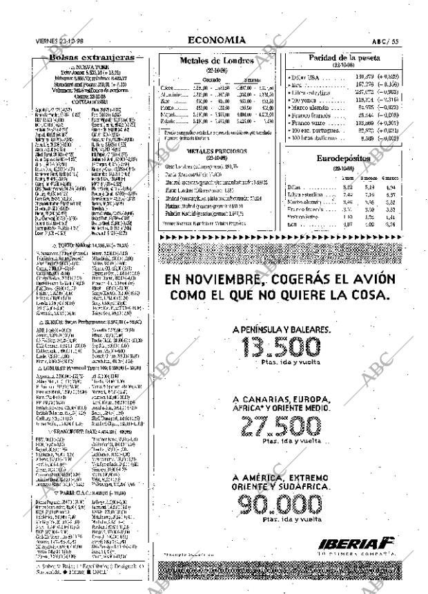 ABC MADRID 23-10-1998 página 55
