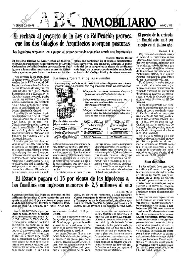 ABC MADRID 23-10-1998 página 83