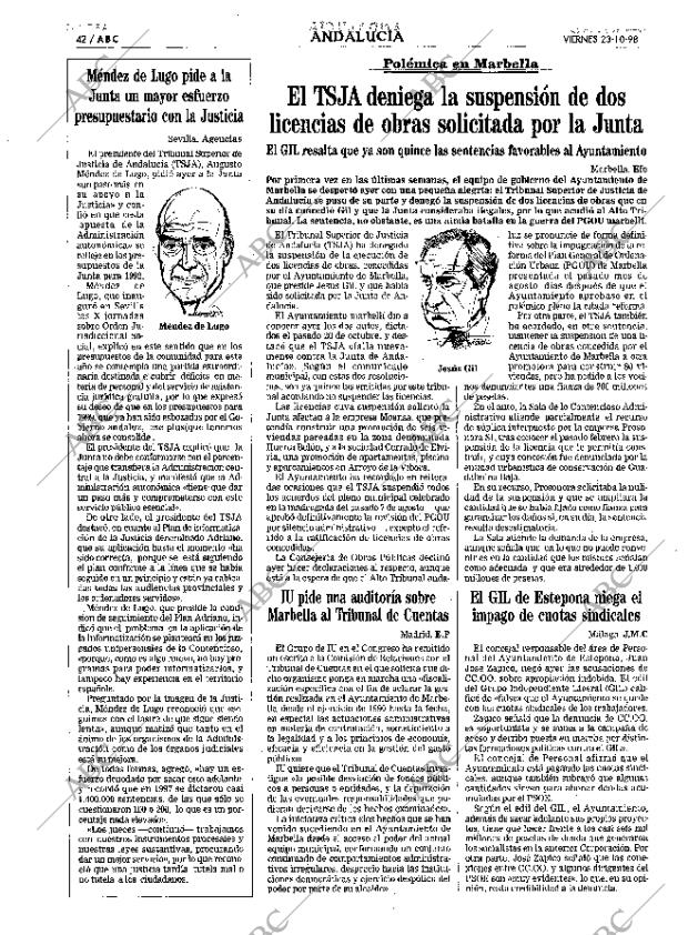 ABC SEVILLA 23-10-1998 página 42
