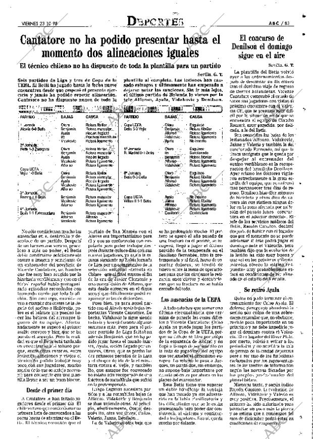 ABC SEVILLA 23-10-1998 página 83