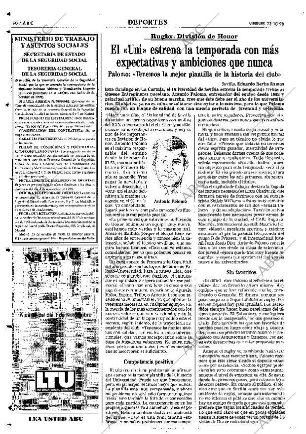 ABC SEVILLA 23-10-1998 página 90