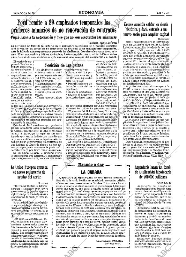 ABC MADRID 24-10-1998 página 43