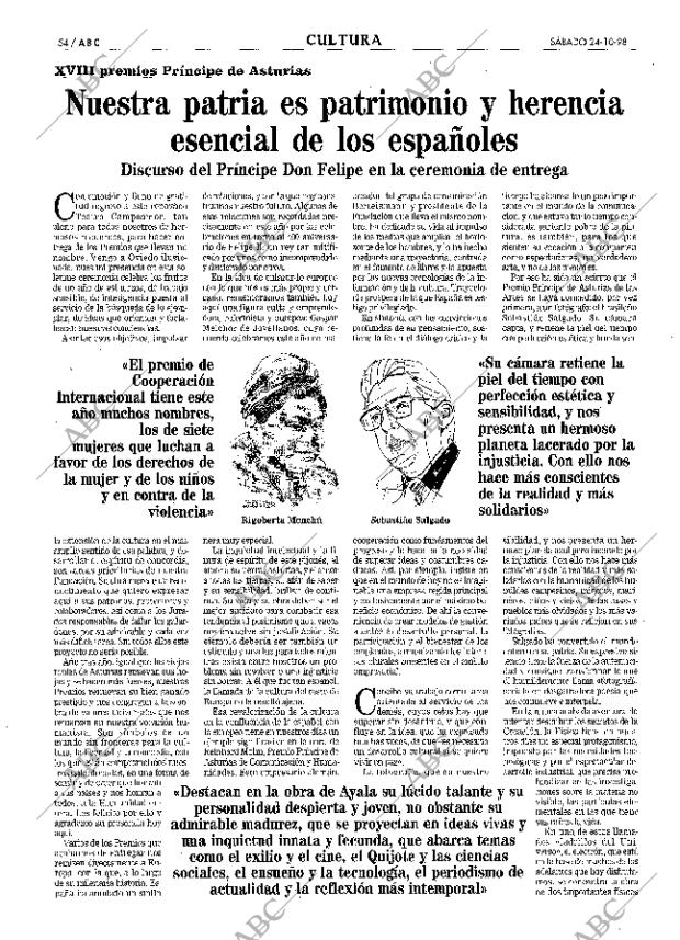 ABC MADRID 24-10-1998 página 54