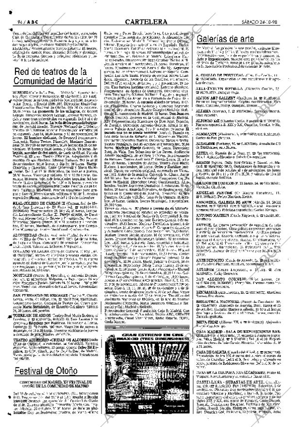 ABC MADRID 24-10-1998 página 94