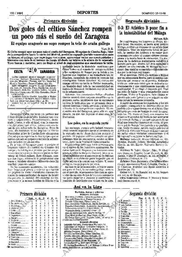 ABC MADRID 25-10-1998 página 100