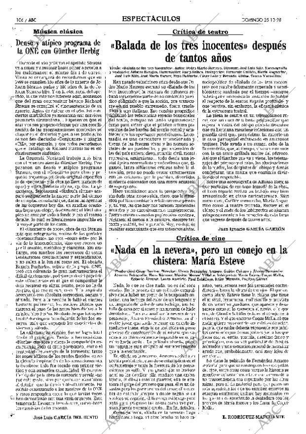 ABC MADRID 25-10-1998 página 106