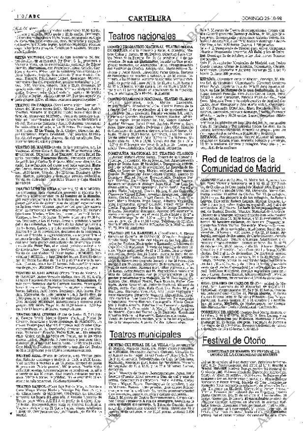 ABC MADRID 25-10-1998 página 110