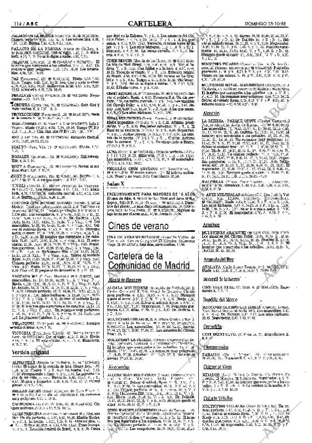 ABC MADRID 25-10-1998 página 114