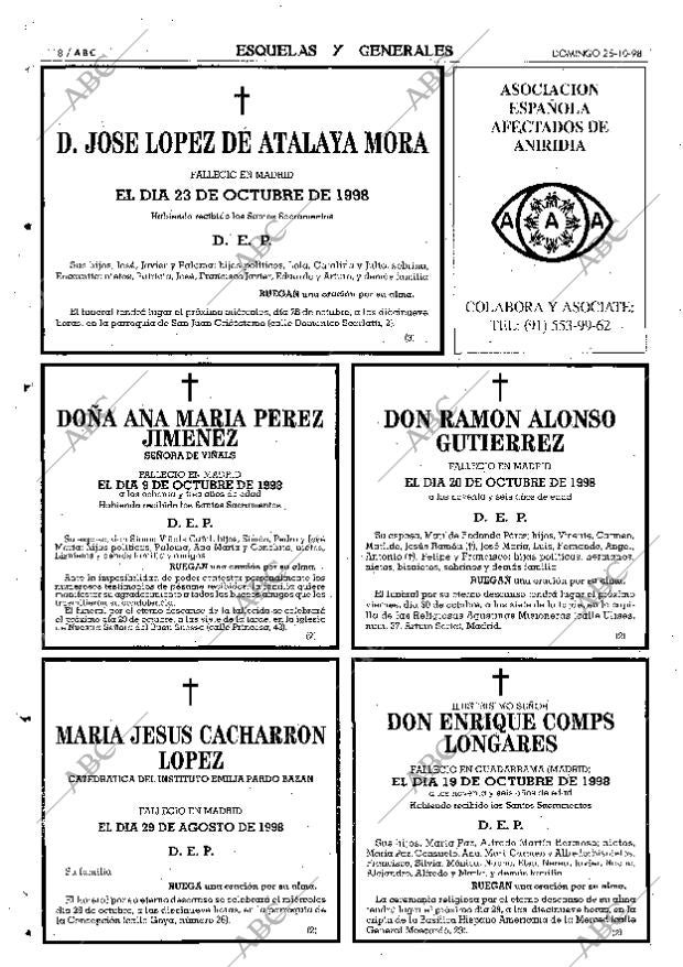 ABC MADRID 25-10-1998 página 118