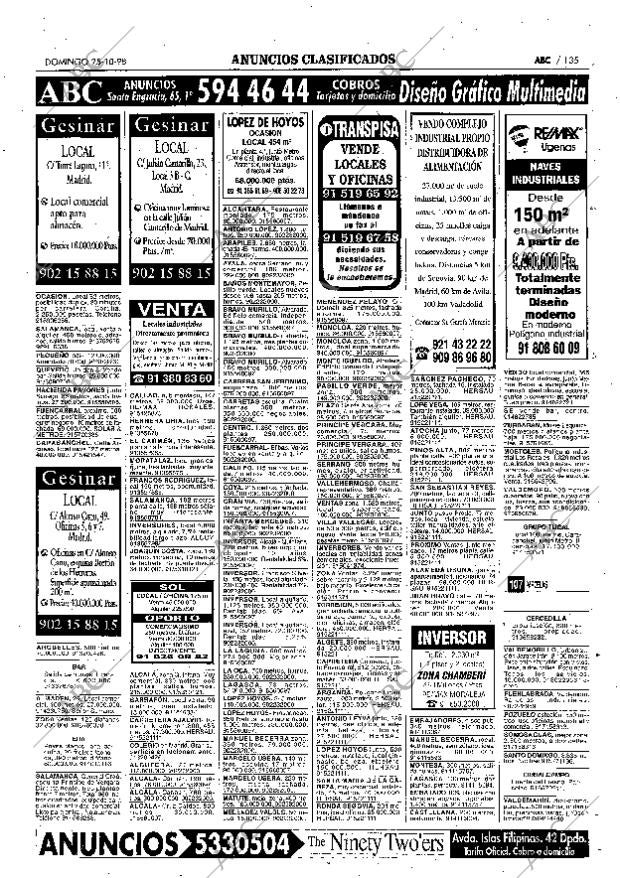ABC MADRID 25-10-1998 página 135