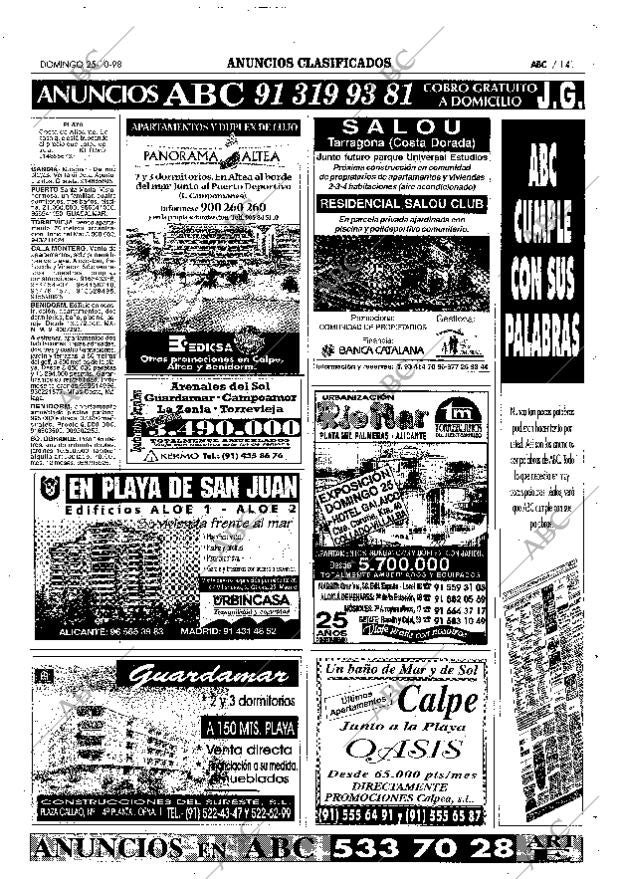 ABC MADRID 25-10-1998 página 141