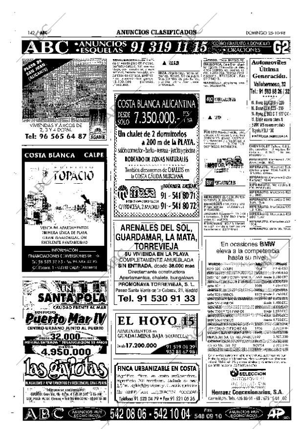 ABC MADRID 25-10-1998 página 142