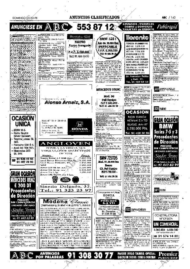 ABC MADRID 25-10-1998 página 143