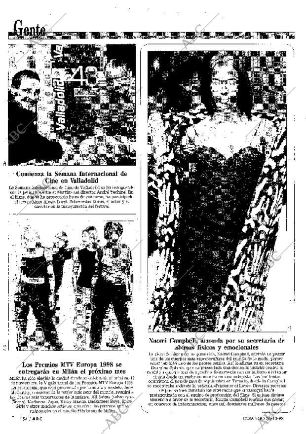 ABC MADRID 25-10-1998 página 154