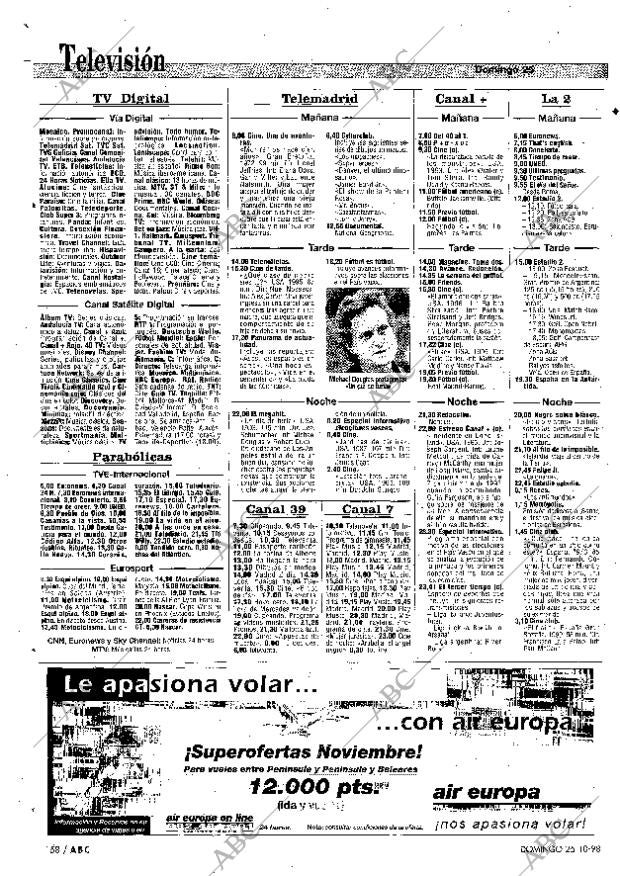 ABC MADRID 25-10-1998 página 158
