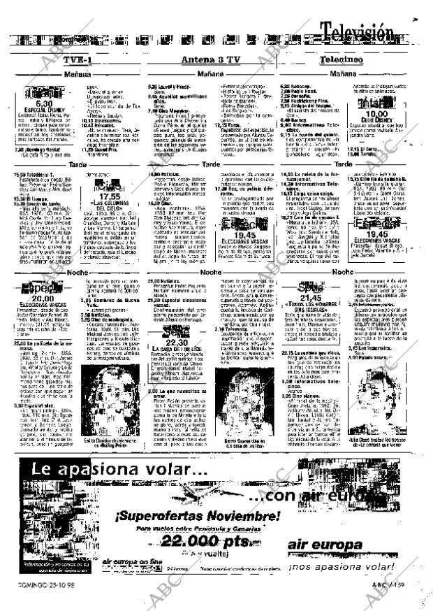 ABC MADRID 25-10-1998 página 159