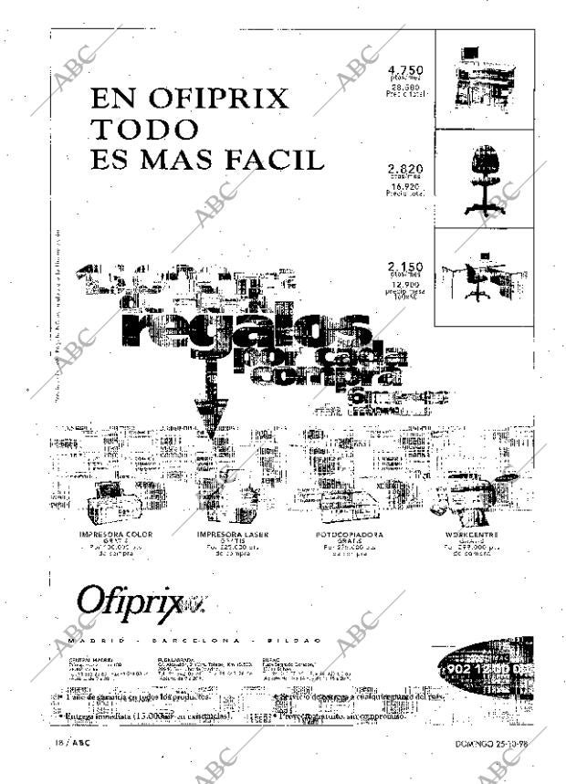 ABC MADRID 25-10-1998 página 18
