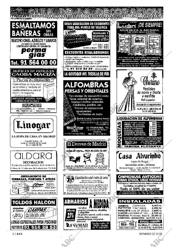 ABC MADRID 25-10-1998 página 2