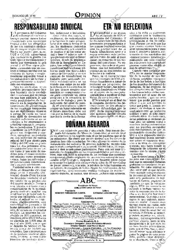 ABC MADRID 25-10-1998 página 21