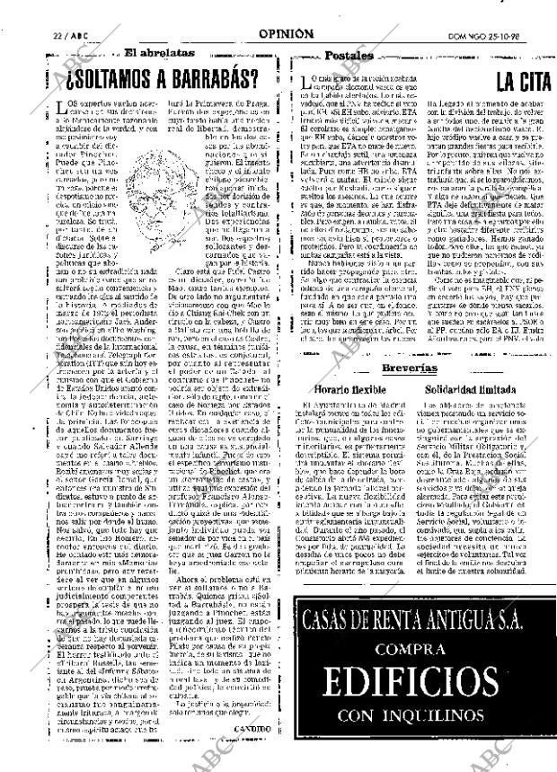 ABC MADRID 25-10-1998 página 22