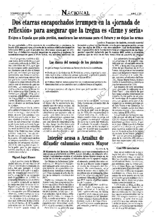 ABC MADRID 25-10-1998 página 25