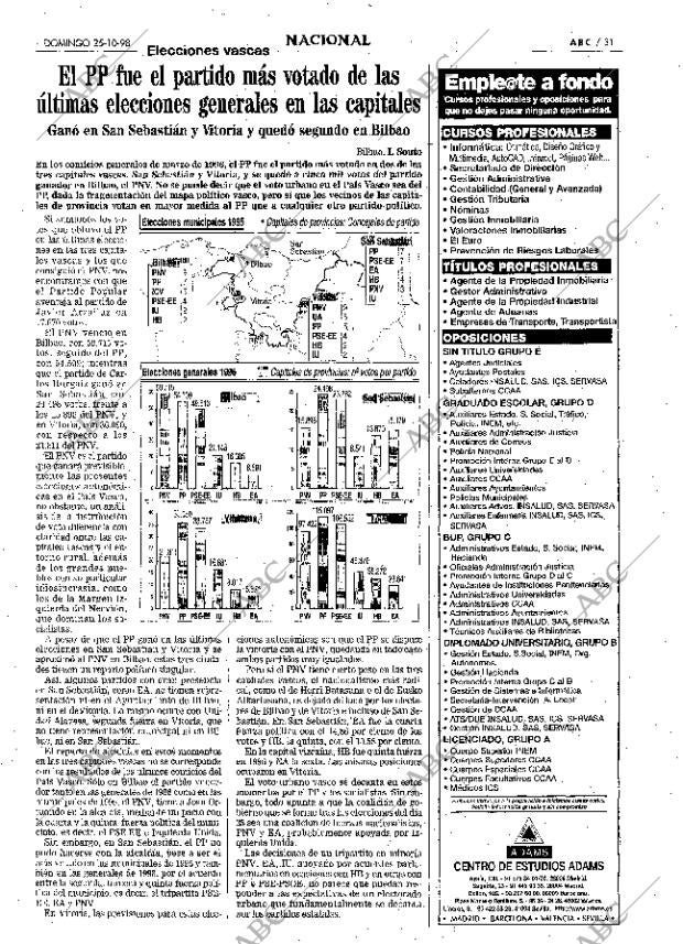ABC MADRID 25-10-1998 página 31