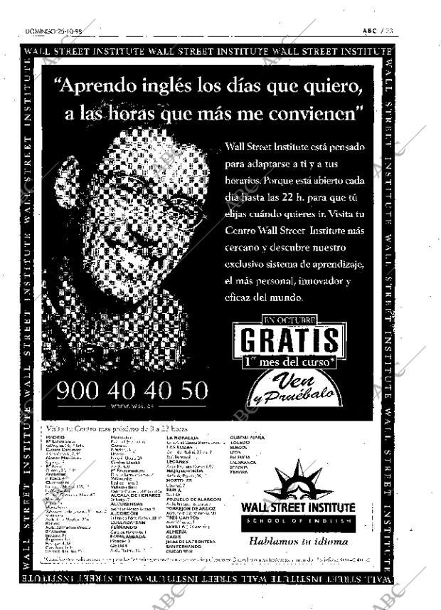 ABC MADRID 25-10-1998 página 33