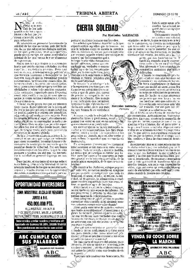 ABC MADRID 25-10-1998 página 46