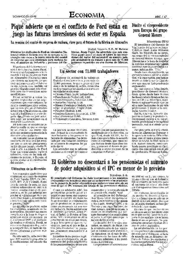 ABC MADRID 25-10-1998 página 47