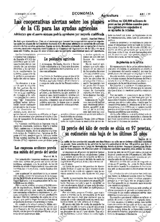 ABC MADRID 25-10-1998 página 59