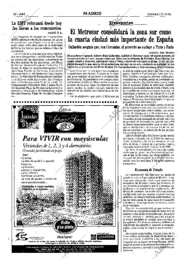 ABC MADRID 25-10-1998 página 82