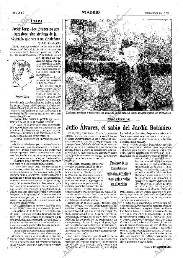 ABC MADRID 25-10-1998 página 86