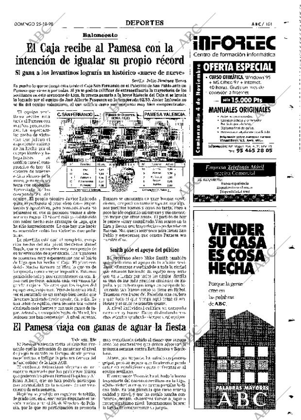 ABC SEVILLA 25-10-1998 página 101