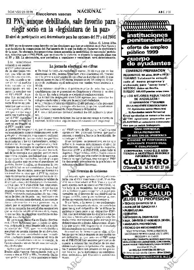 ABC SEVILLA 25-10-1998 página 31