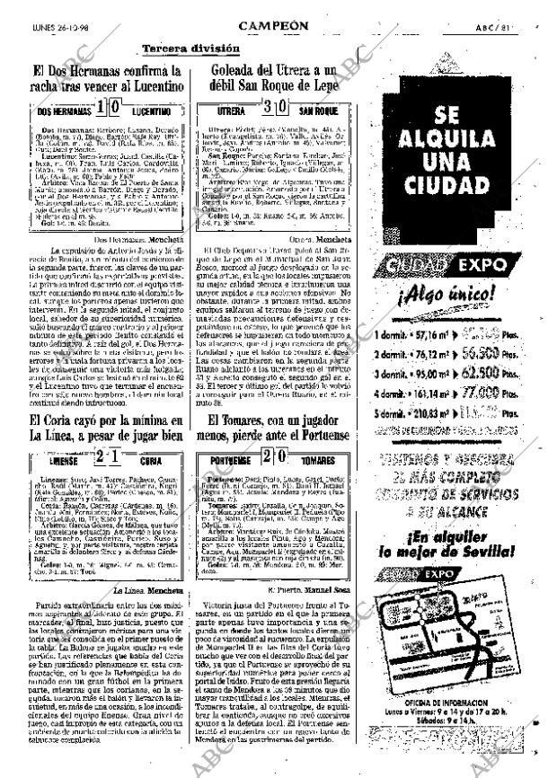 ABC SEVILLA 26-10-1998 página 81