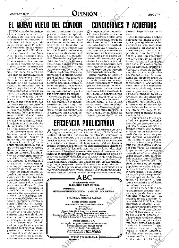 ABC SEVILLA 27-10-1998 página 19