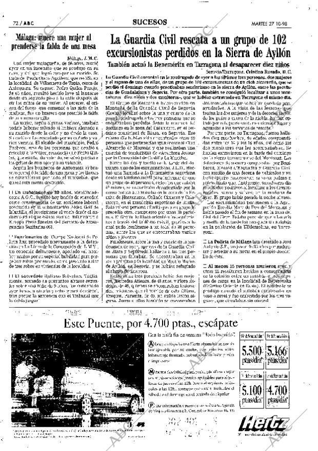 ABC SEVILLA 27-10-1998 página 72