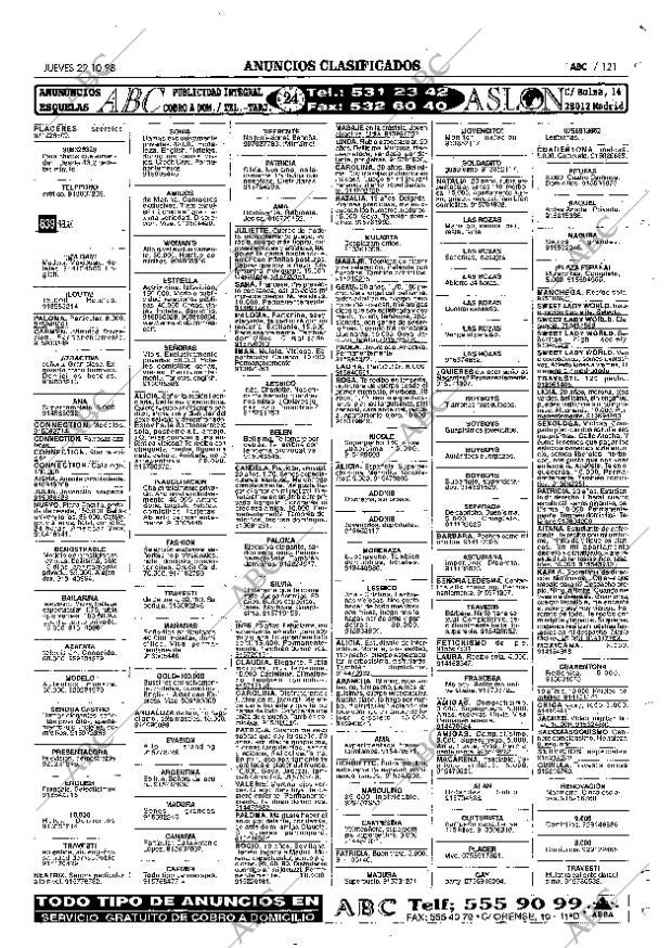 ABC MADRID 29-10-1998 página 121
