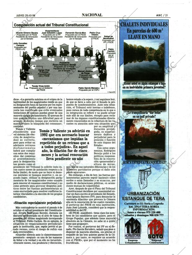 ABC MADRID 29-10-1998 página 21