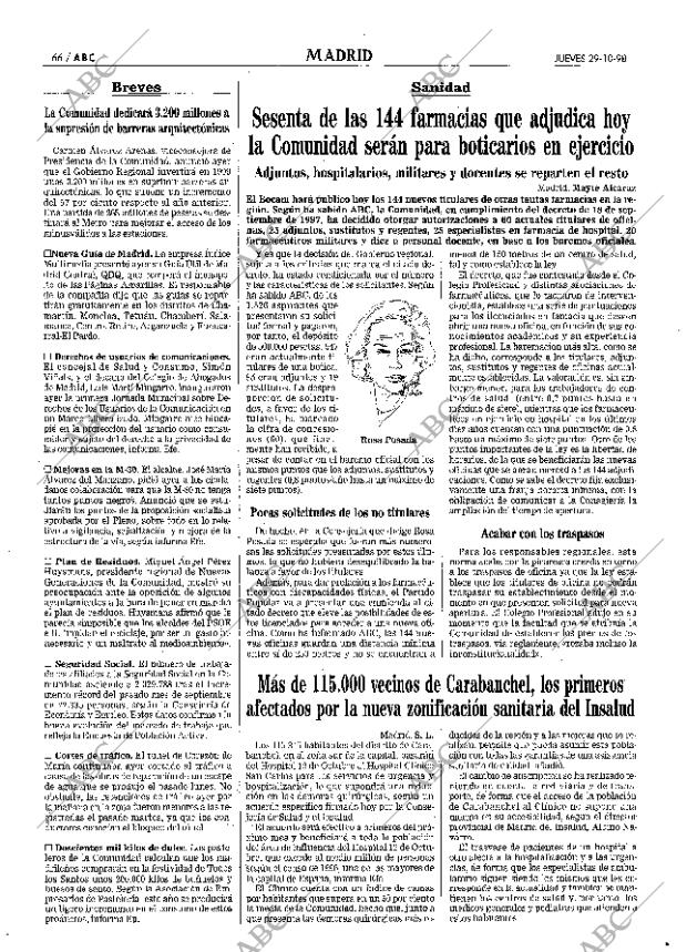 ABC MADRID 29-10-1998 página 66