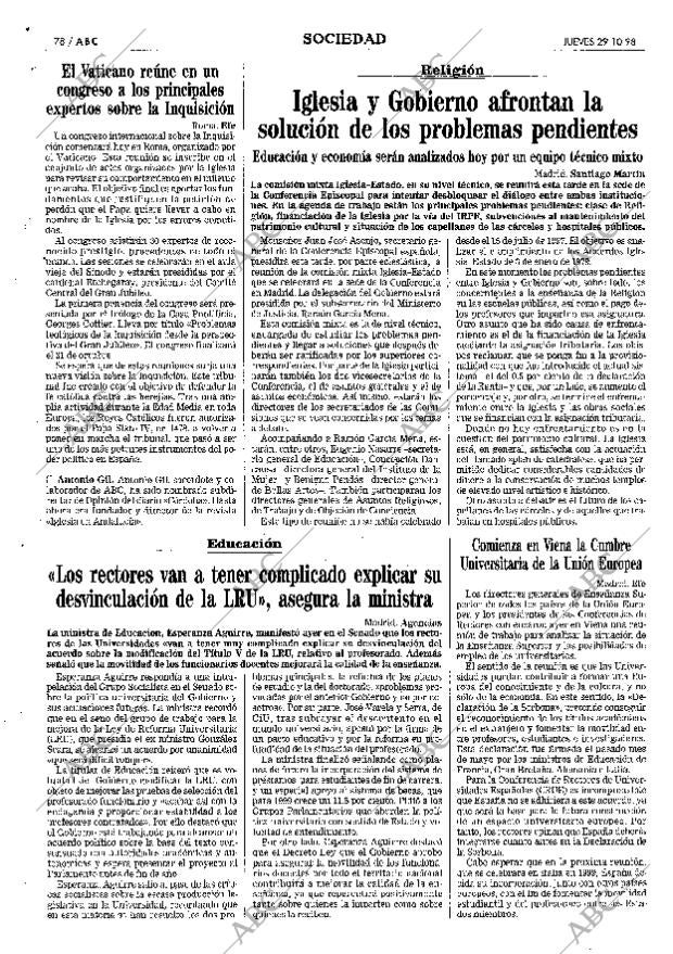 ABC MADRID 29-10-1998 página 78
