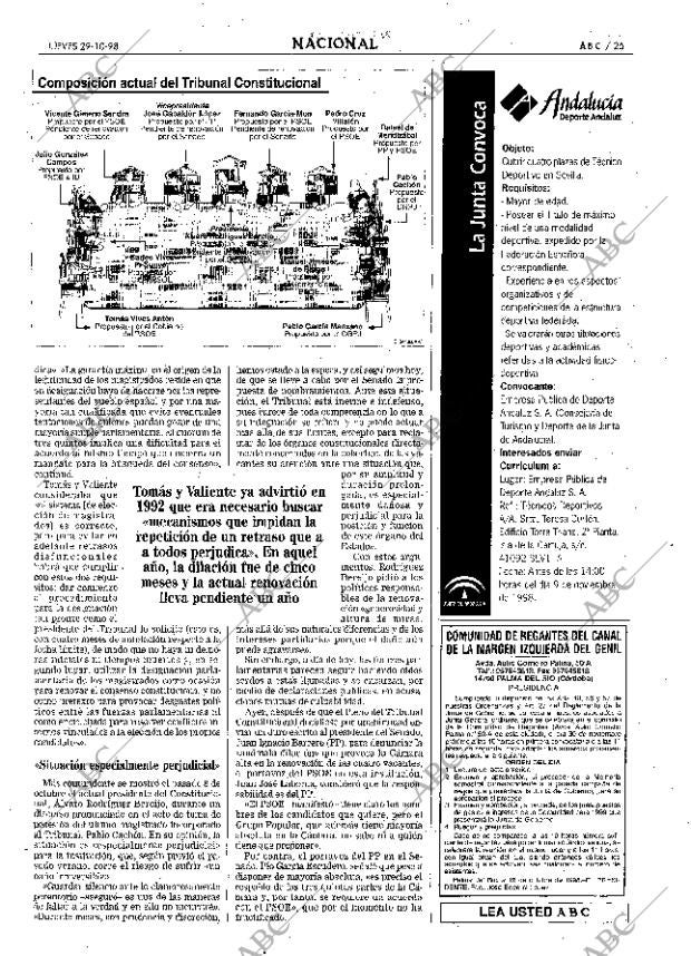 ABC SEVILLA 29-10-1998 página 25