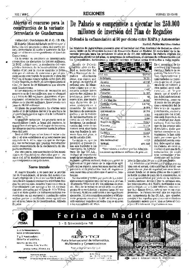 ABC MADRID 30-10-1998 página 102