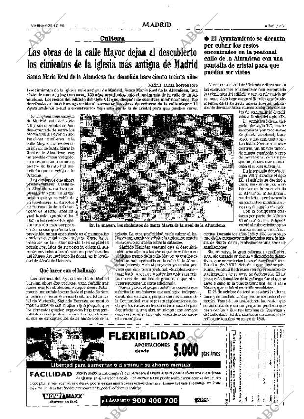 ABC MADRID 30-10-1998 página 73