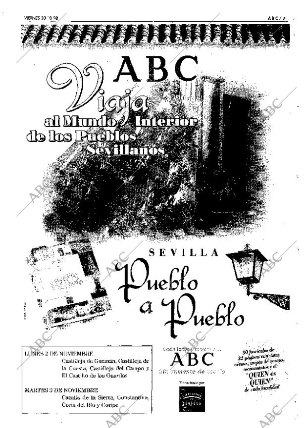 ABC SEVILLA 30-10-1998 página 81