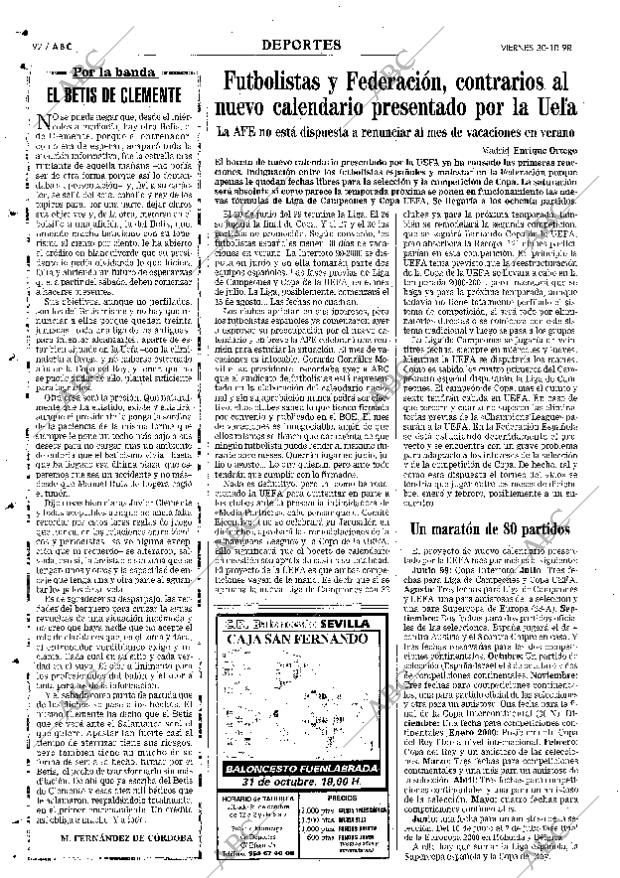 ABC SEVILLA 30-10-1998 página 92