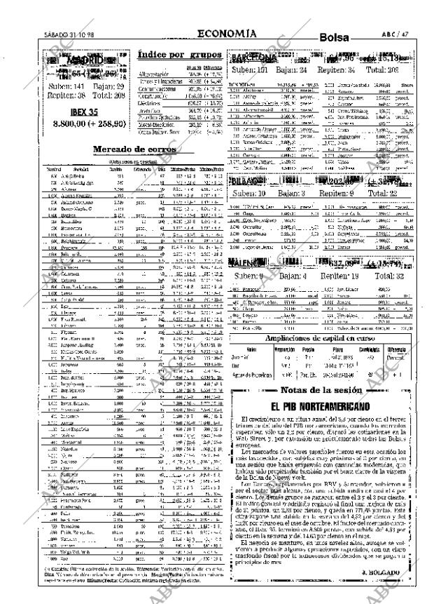 ABC MADRID 31-10-1998 página 47