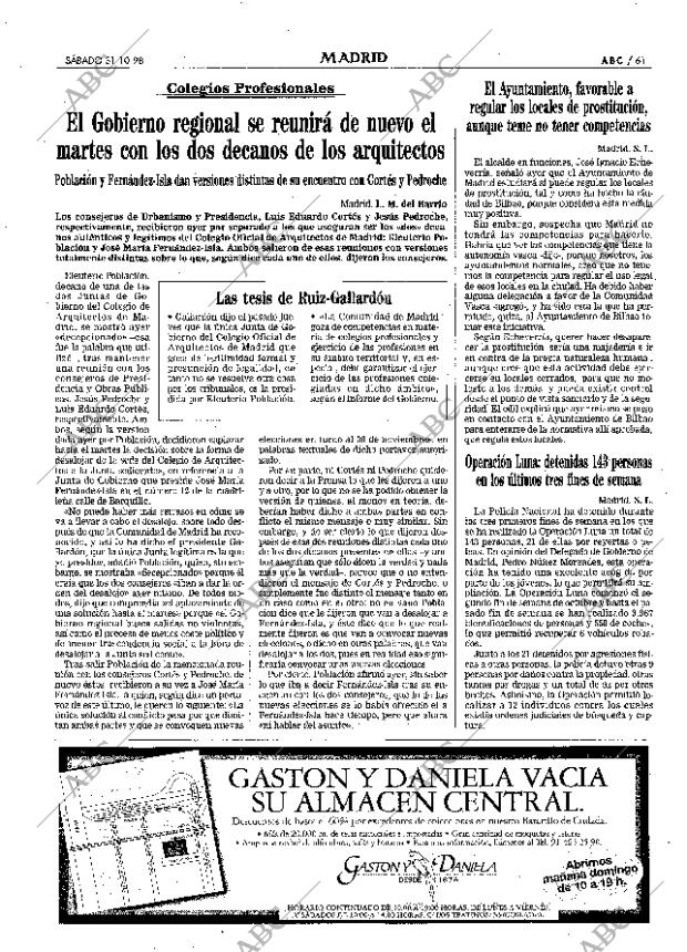 ABC MADRID 31-10-1998 página 61