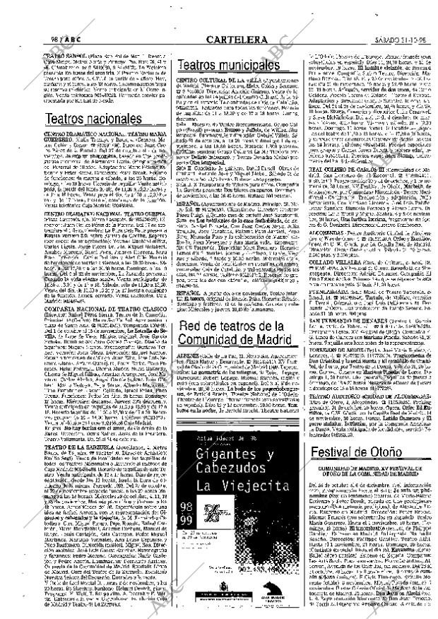 ABC MADRID 31-10-1998 página 98